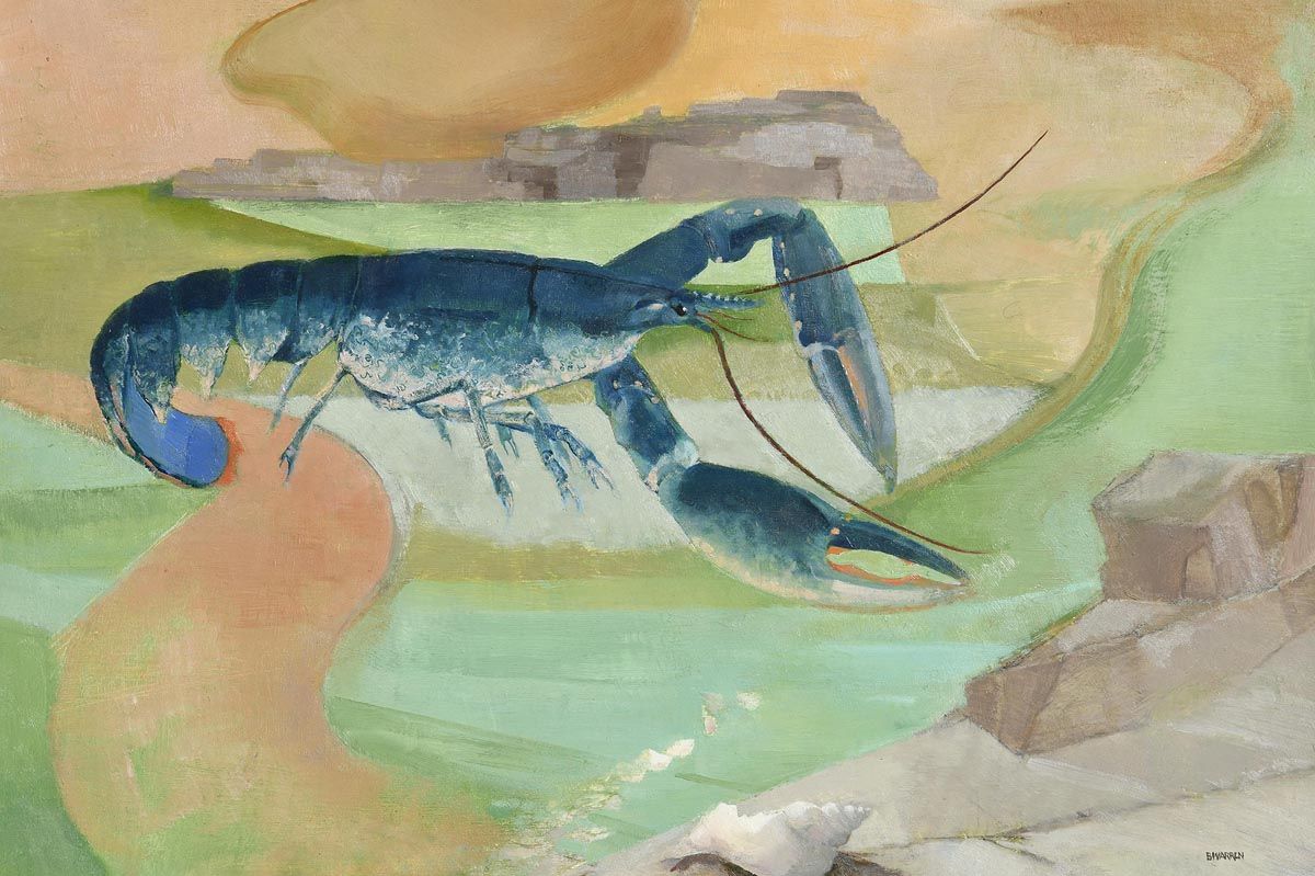 Barbara Warren, Galway Lobster at Morgan O'Driscoll Art Auctions