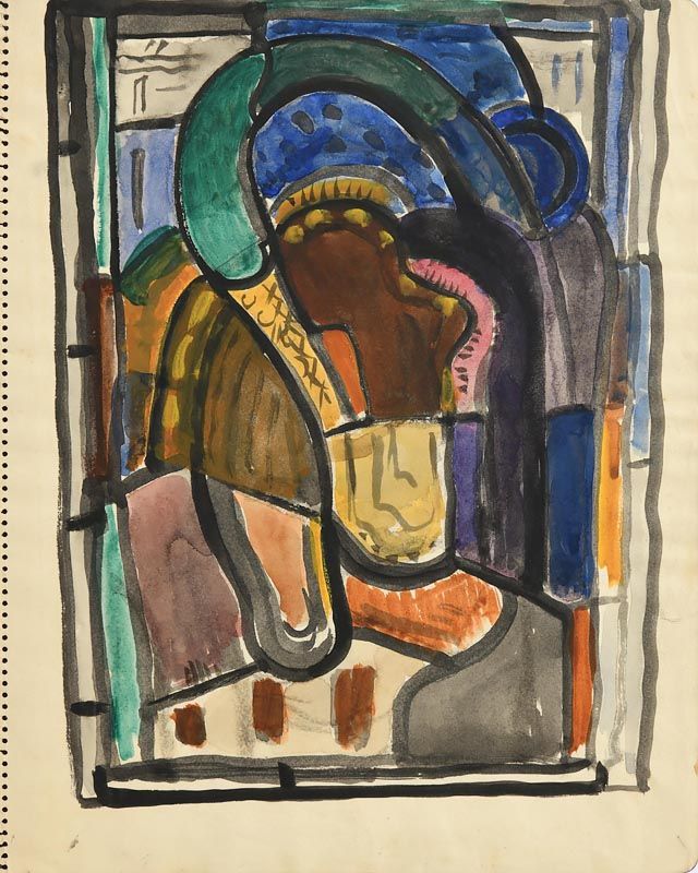 Evie Hone, Abstract c.1932-33 at Morgan O'Driscoll Art Auctions