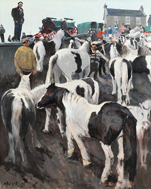Horse Fair, Ballinasloe (2005) at Morgan O'Driscoll Art Auctions