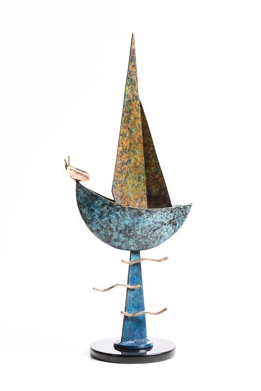 Ray Delaney, Moon Boat (2020) at Morgan O'Driscoll Art Auctions