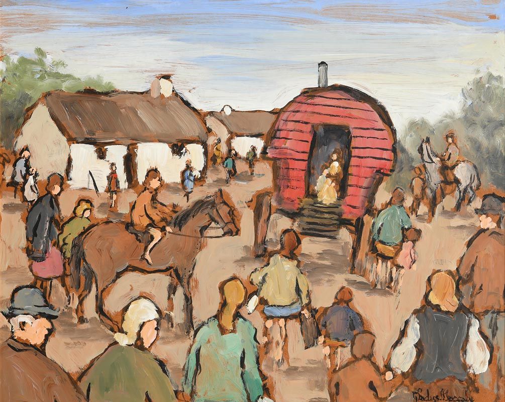 The Red Caravan at Morgan O'Driscoll Art Auctions