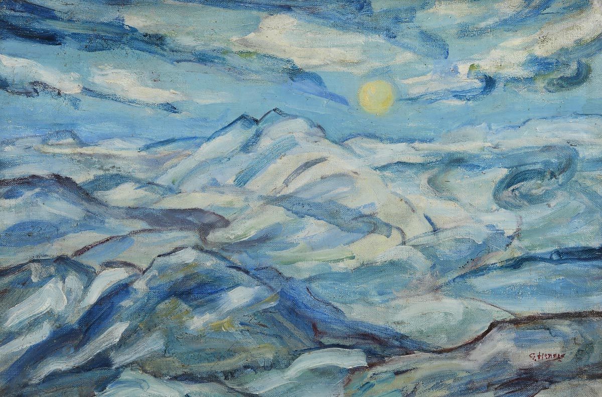 Grace Henry, Blue Mountain Landscape at Morgan O'Driscoll Art Auctions