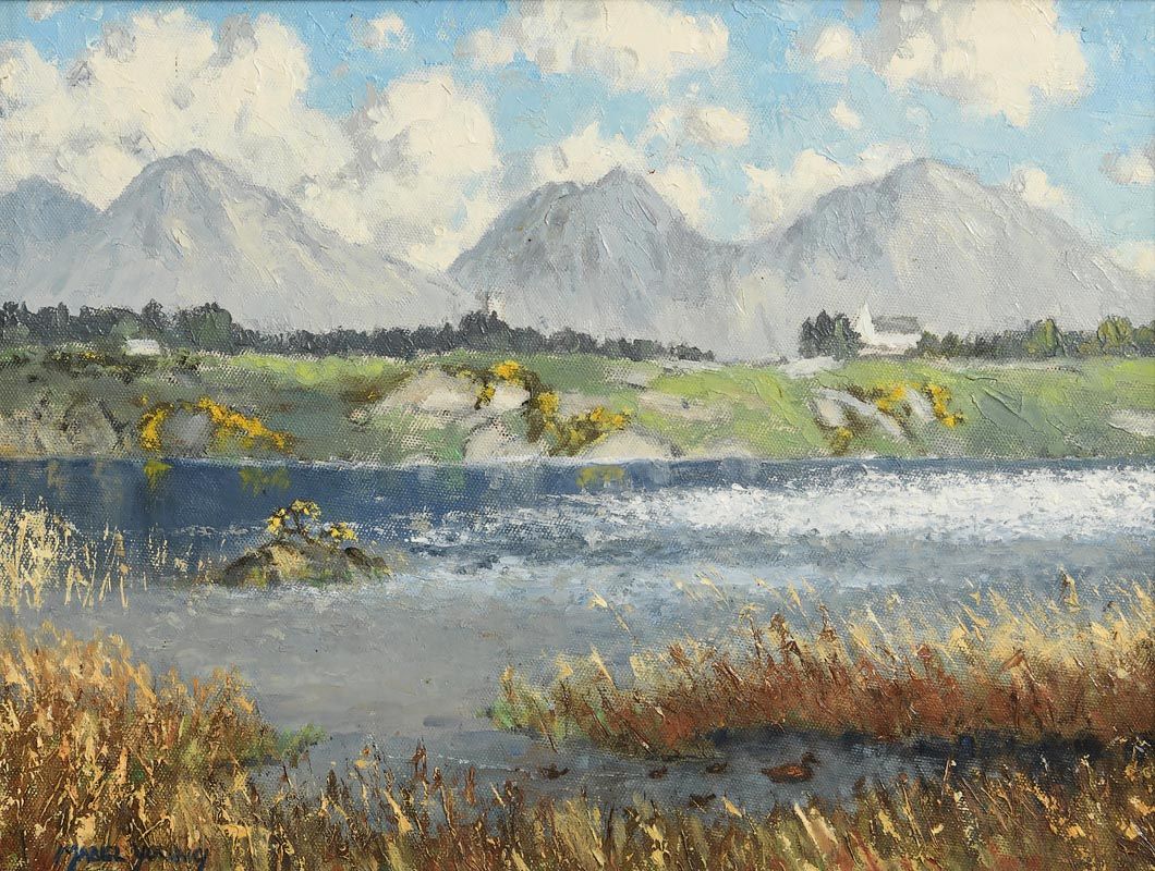 Mabel Florence Young, The Lake, Cregduff, Roundstone, Co. Galway at Morgan O'Driscoll Art Auctions