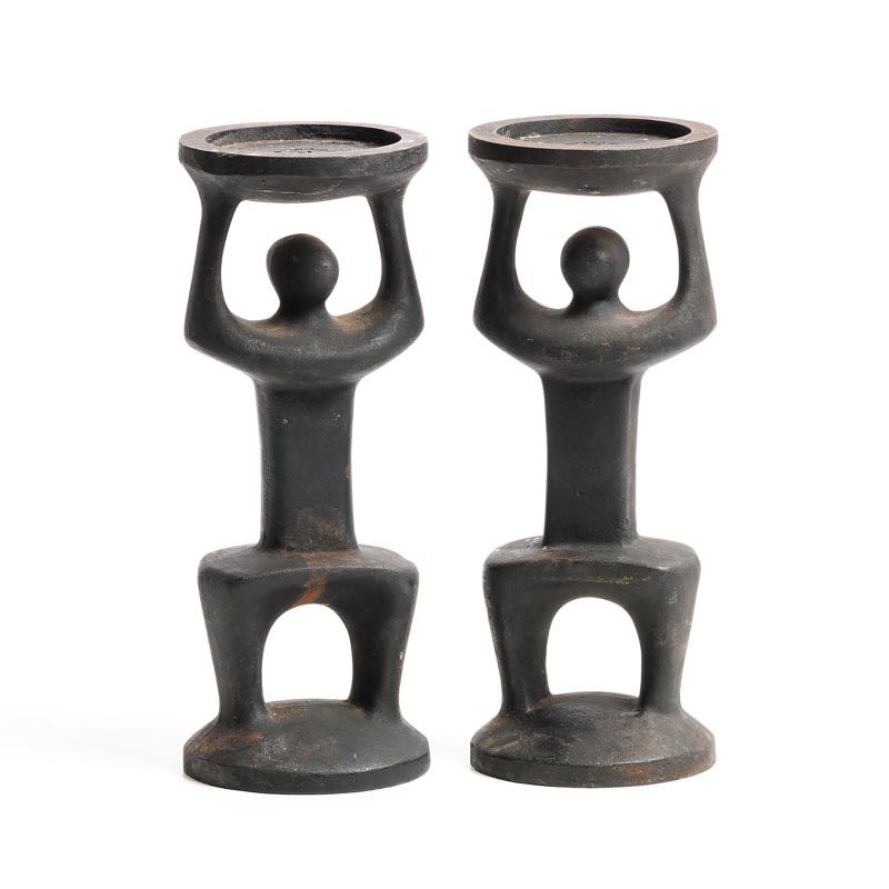 Oisin Kelly, Candleholders in the Form of a Person at Morgan O'Driscoll Art Auctions