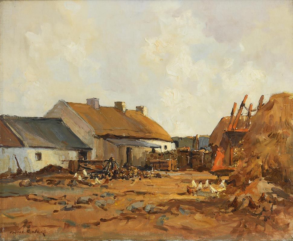Maurice Canning Wilks, Co Down Homestead at Morgan O'Driscoll Art Auctions