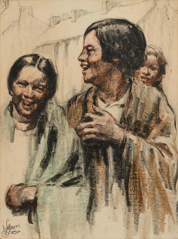 William Conor, Time for a Laugh at Morgan O'Driscoll Art Auctions