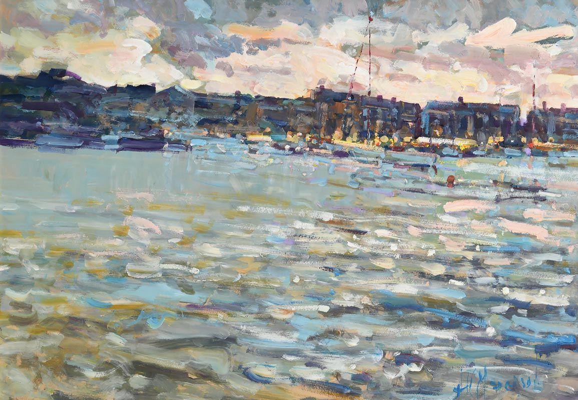 Arthur K. Maderson, Towards Evening, Dungarvan Harbour at Morgan O'Driscoll Art Auctions