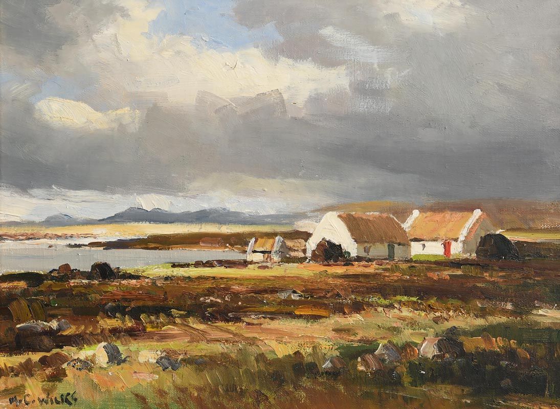Maurice Canning Wilks, At Ballyconneely, Co. Galway at Morgan O'Driscoll Art Auctions