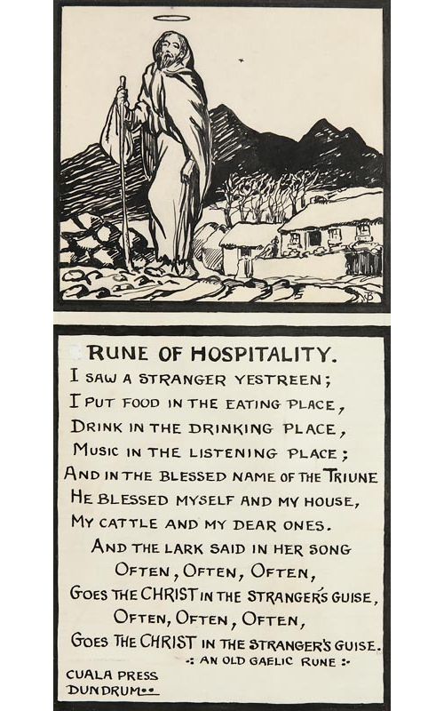 Jack Butler Yeats, Rune of Hospitality (c.1912) at Morgan O'Driscoll Art Auctions
