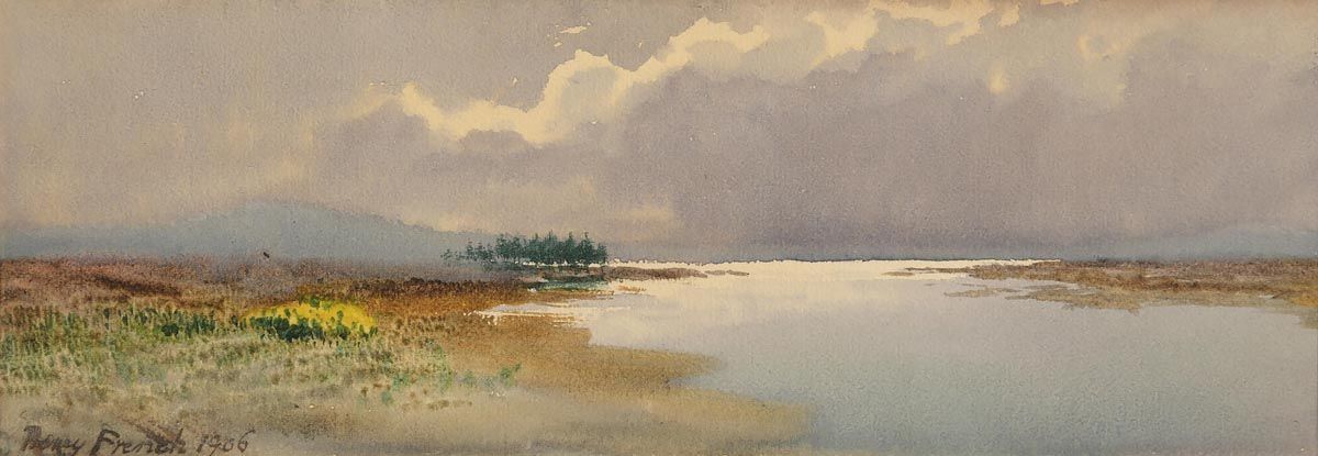 Percy French, The Passing Storm, Connemara (1906) at Morgan O'Driscoll Art Auctions