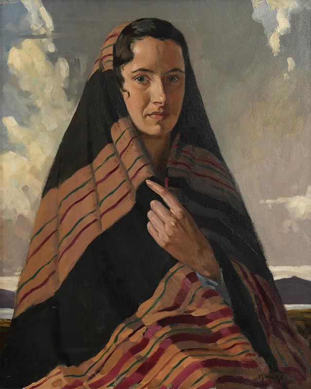 Maurice Canning Wilks, Madonna of the West at Morgan O'Driscoll Art Auctions