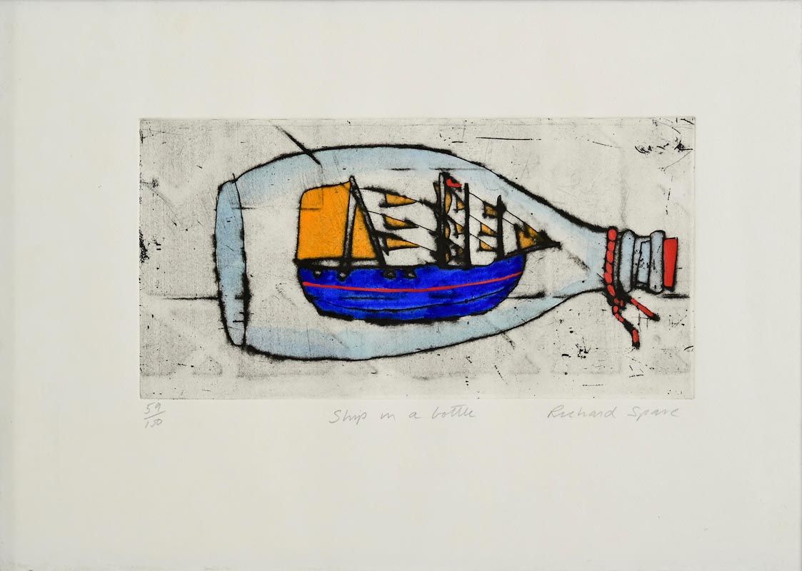 Richard Spare, Ship in a Bottle at Morgan O'Driscoll Art Auctions