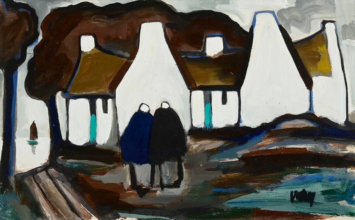 Markey Robinson, Evening Stroll at Morgan O'Driscoll Art Auctions