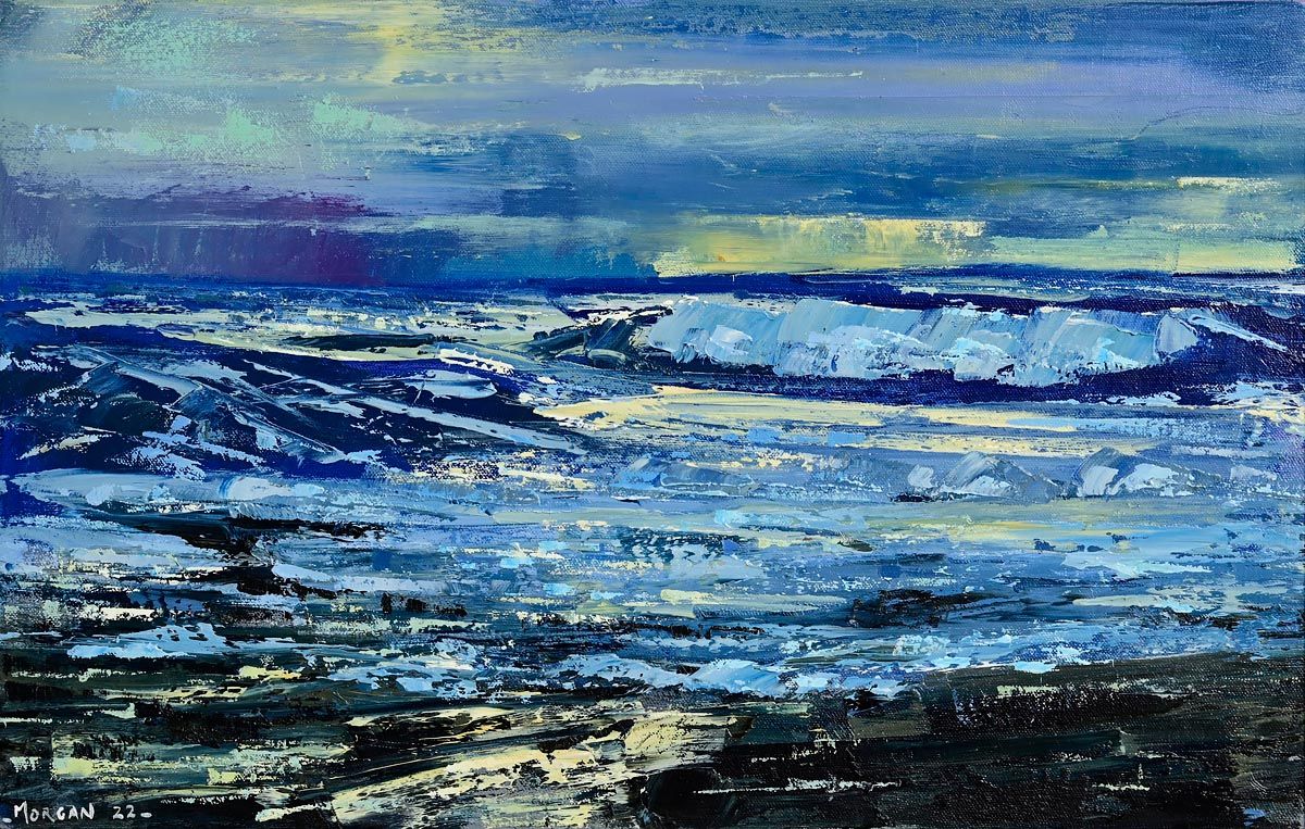 Henry Morgan, Winter Storm, Doolin (2022) at Morgan O'Driscoll Art Auctions