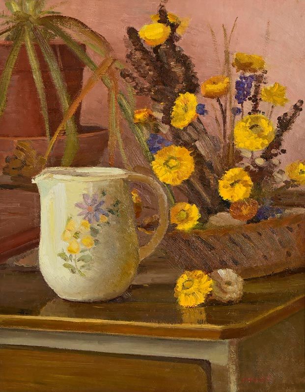 Therese McAllister, Still Life with Flowers (1979) at Morgan O'Driscoll Art Auctions
