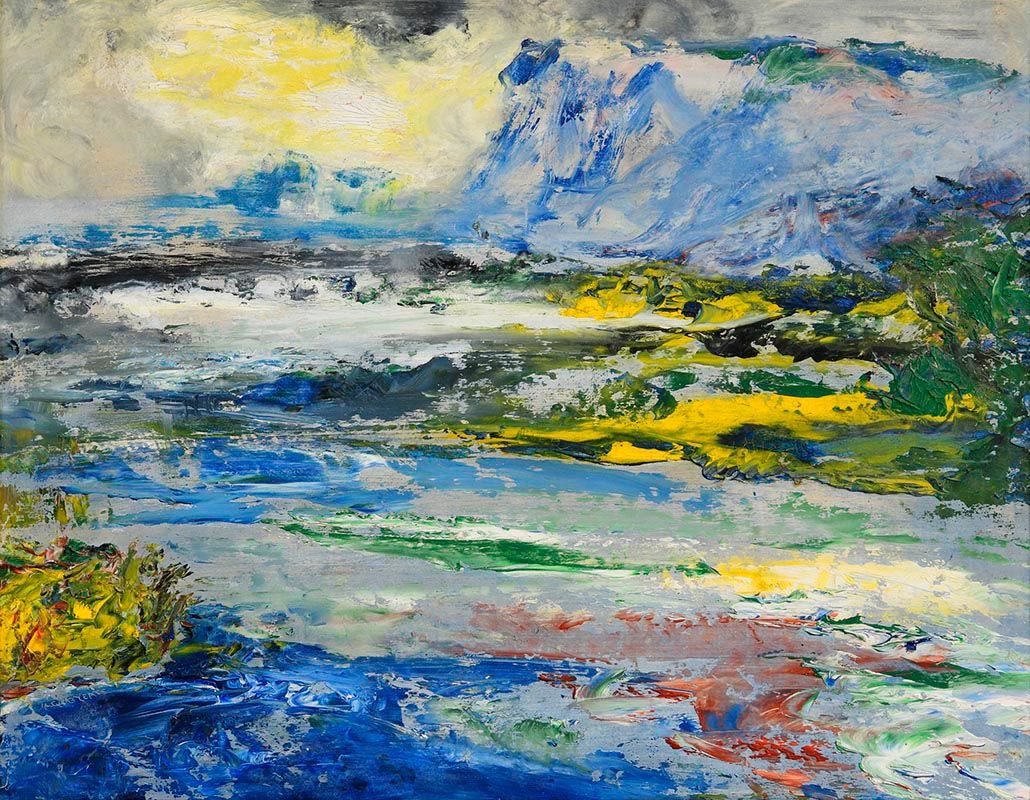 Jack Butler Yeats, My River (1950) at Morgan O'Driscoll Art Auctions