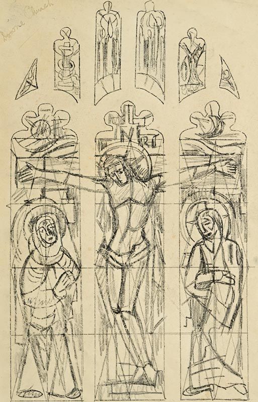 Evie Hone, Design for Window for Downe Church at Morgan O'Driscoll Art Auctions