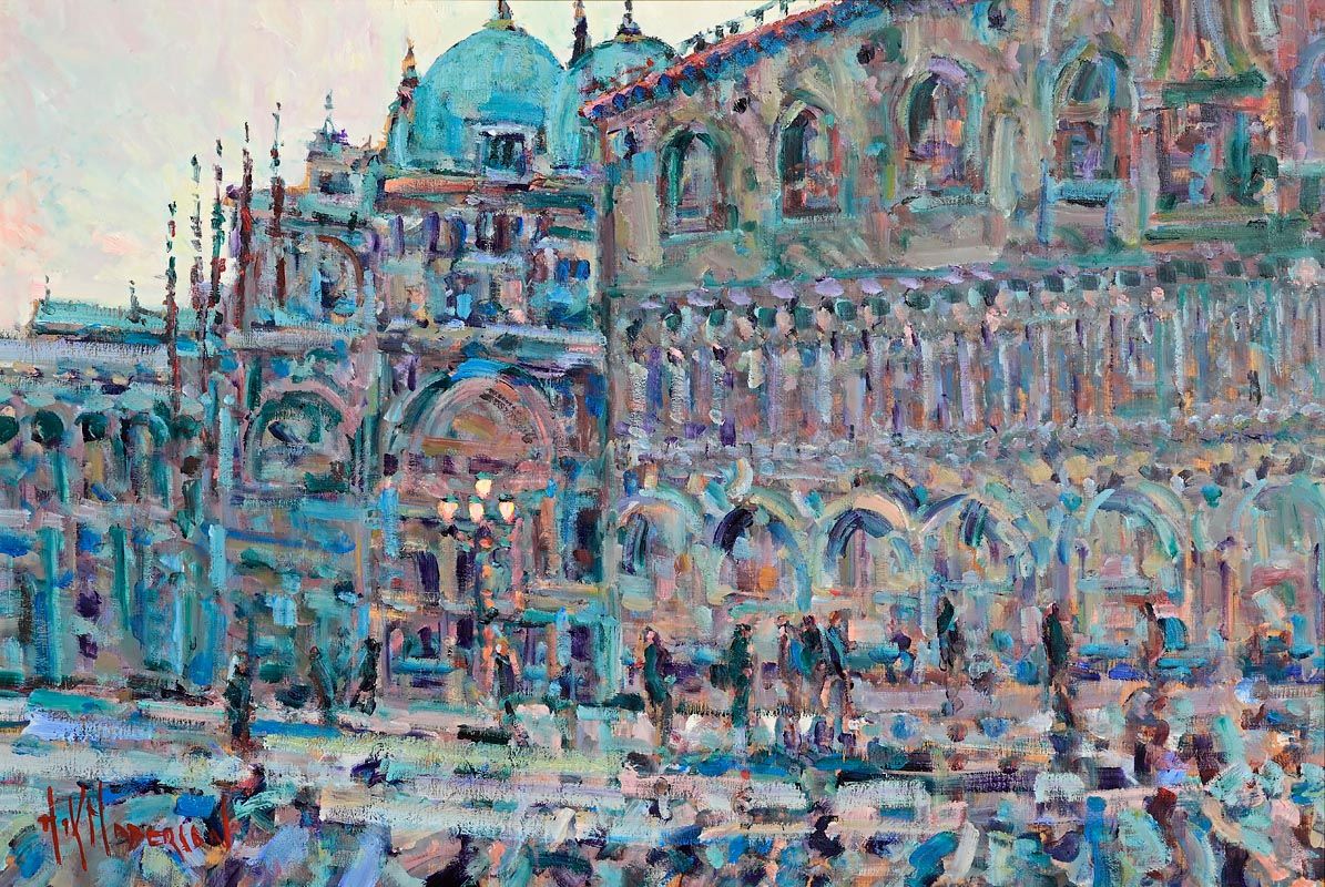 Arthur K. Maderson, St. Mark's Square, Venice at Morgan O'Driscoll Art Auctions
