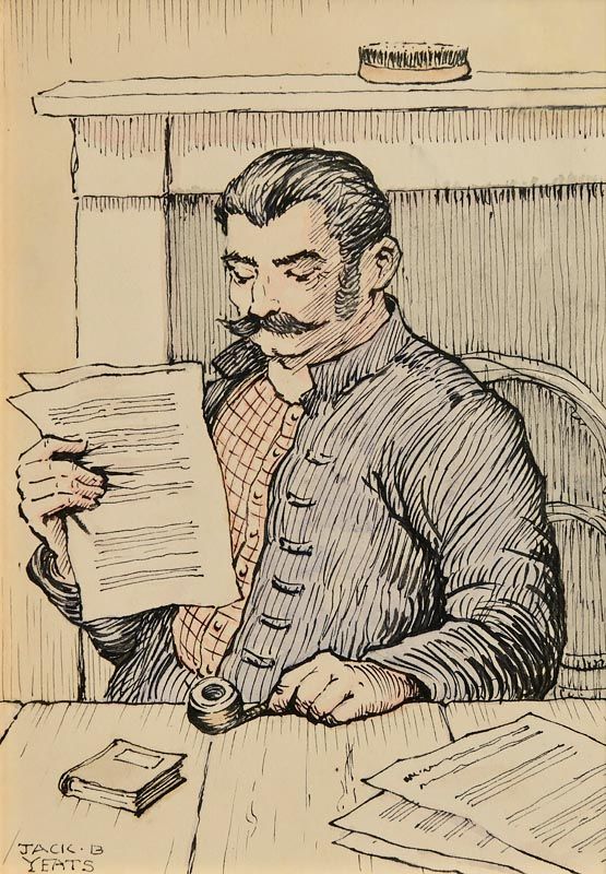 Jack Butler Yeats, The Officer at Morgan O'Driscoll Art Auctions