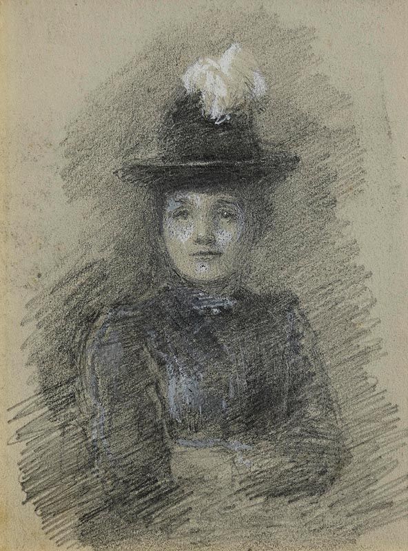 John Butler Yeats, Elegant Lady at Morgan O'Driscoll Art Auctions