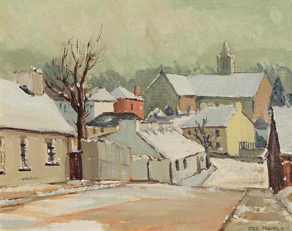 Cecil Maguire, Warringstown (1961) at Morgan O'Driscoll Art Auctions