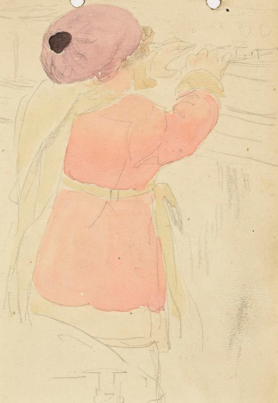 Jack Butler Yeats, Young Girl Climbing at Morgan O'Driscoll Art Auctions