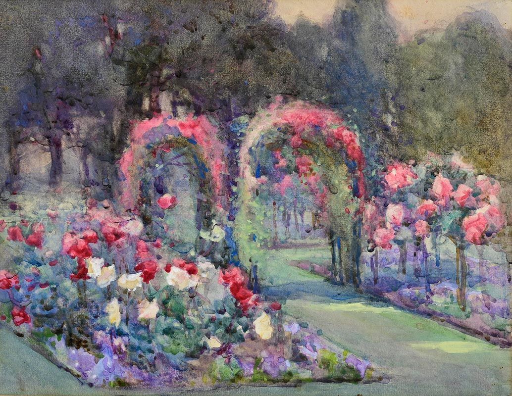 Mildred Anne Butler, The Rose Garden at Morgan O'Driscoll Art Auctions