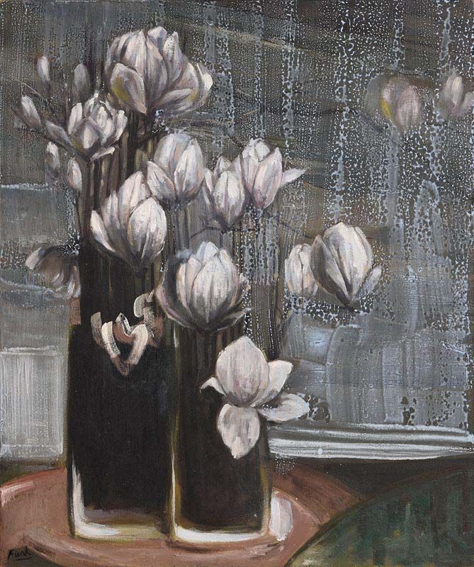 Mia Funk, Magnolias - Shades of Grey II (2009) at Morgan O'Driscoll Art Auctions