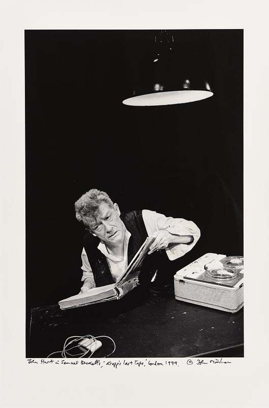John Minihan, John Hurt in Samuel Beckett's 'Krapp's Last Tape', London 1999 at Morgan O'Driscoll Art Auctions