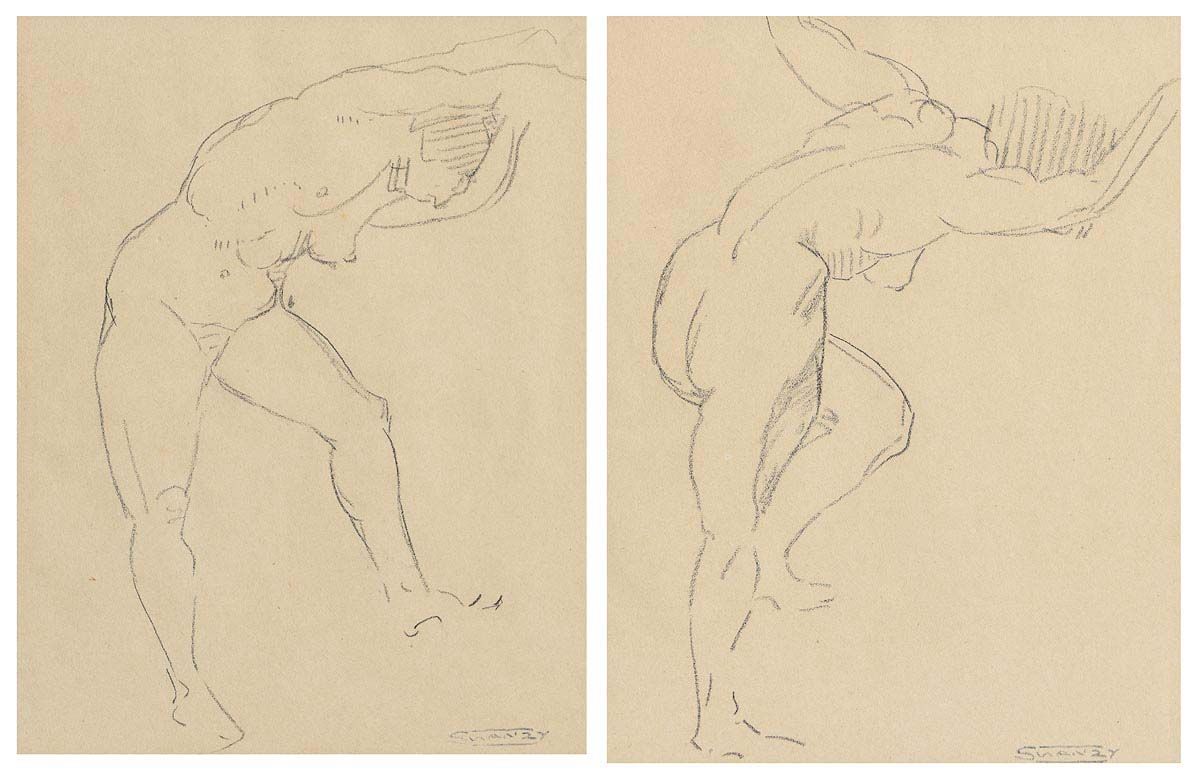 Mary Swanzy, Nude Studies at Morgan O'Driscoll Art Auctions