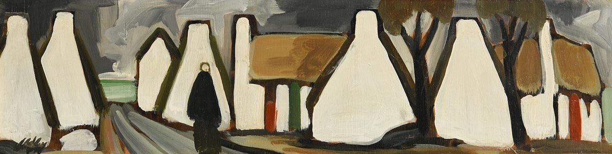 Markey Robinson, Returning to the Village at Morgan O'Driscoll Art Auctions