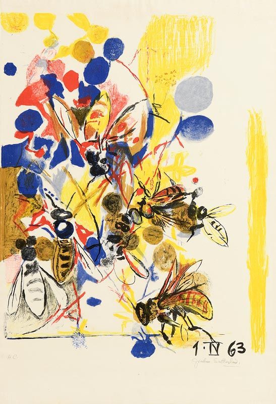 Graham Sutherland, Bees (1963) at Morgan O'Driscoll Art Auctions