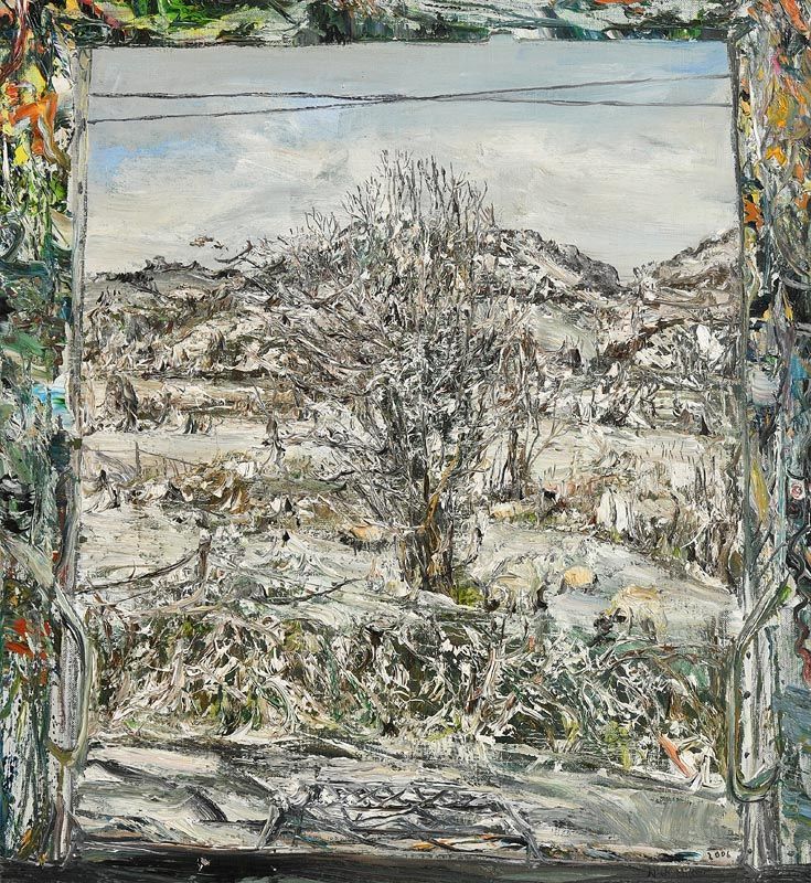 Nick Miller, Whitethorn, Snow (2006) at Morgan O'Driscoll Art Auctions