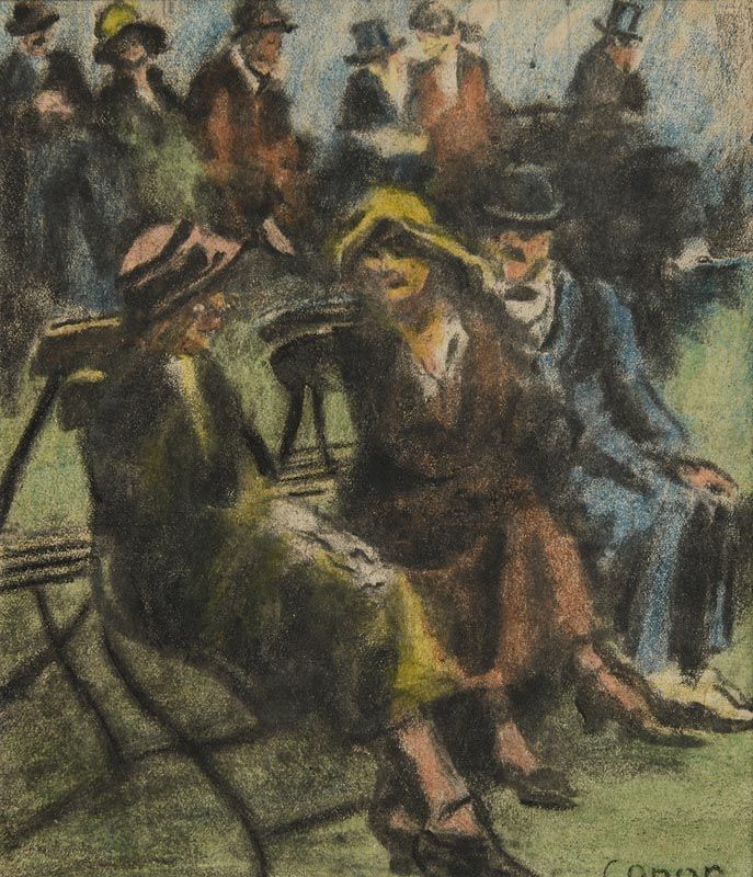 William Conor, At the Races, Comber, Co Down at Morgan O'Driscoll Art Auctions
