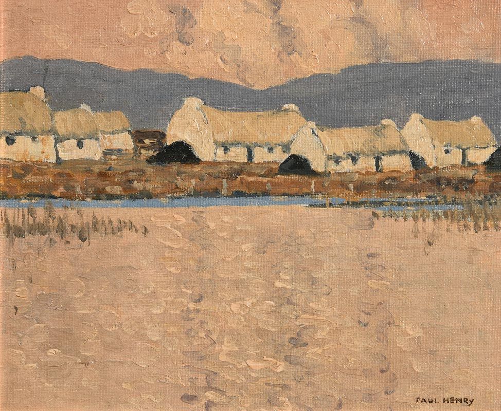 Paul Henry, Cottages (1930-1935) at Morgan O'Driscoll Art Auctions