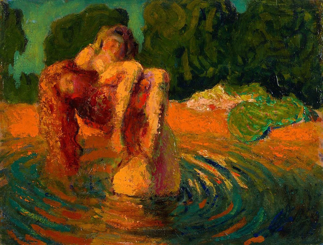 Roderic O'Conor, Figures in a Pool (1898-1900) at Morgan O'Driscoll Art Auctions